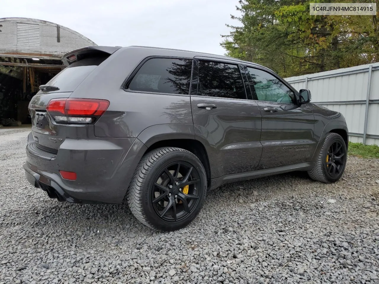 2021 Jeep Grand Cherokee Trackhawk VIN: 1C4RJFN94MC814915 Lot: 74557674