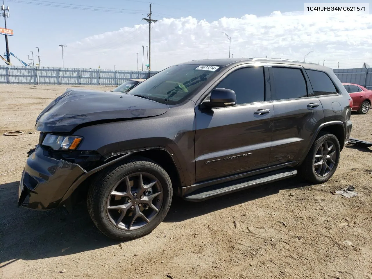 2021 Jeep Grand Cherokee Limited VIN: 1C4RJFBG4MC621571 Lot: 74611214