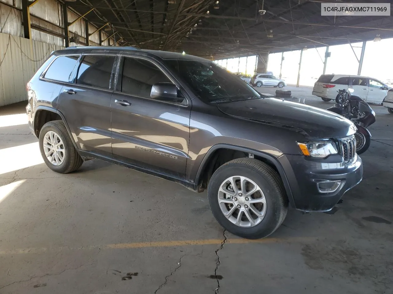 2021 Jeep Grand Cherokee Laredo VIN: 1C4RJFAGXMC711969 Lot: 74626244