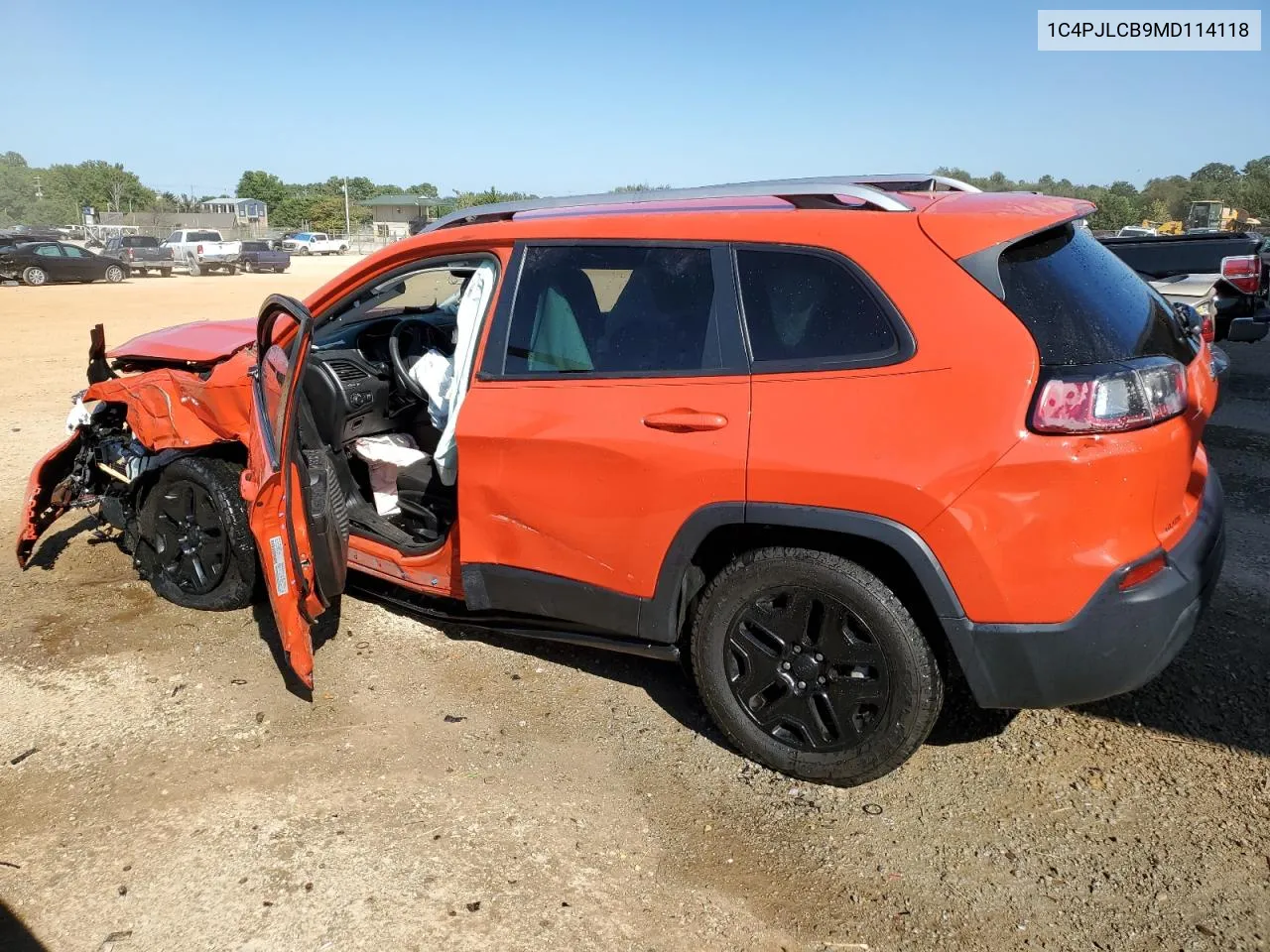 2021 Jeep Cherokee Latitude VIN: 1C4PJLCB9MD114118 Lot: 75221274