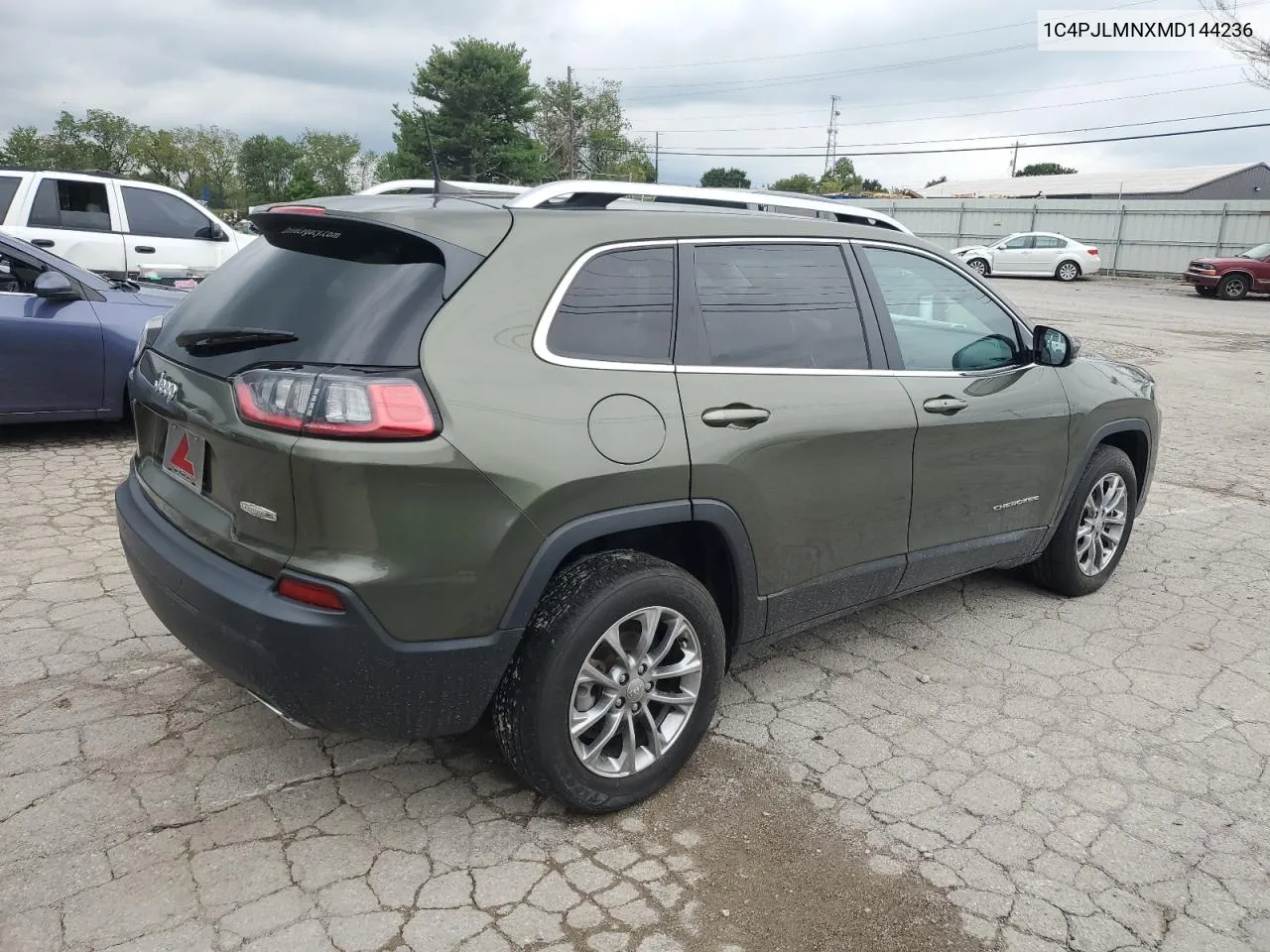 2021 Jeep Cherokee Latitude Lux VIN: 1C4PJLMNXMD144236 Lot: 75487924