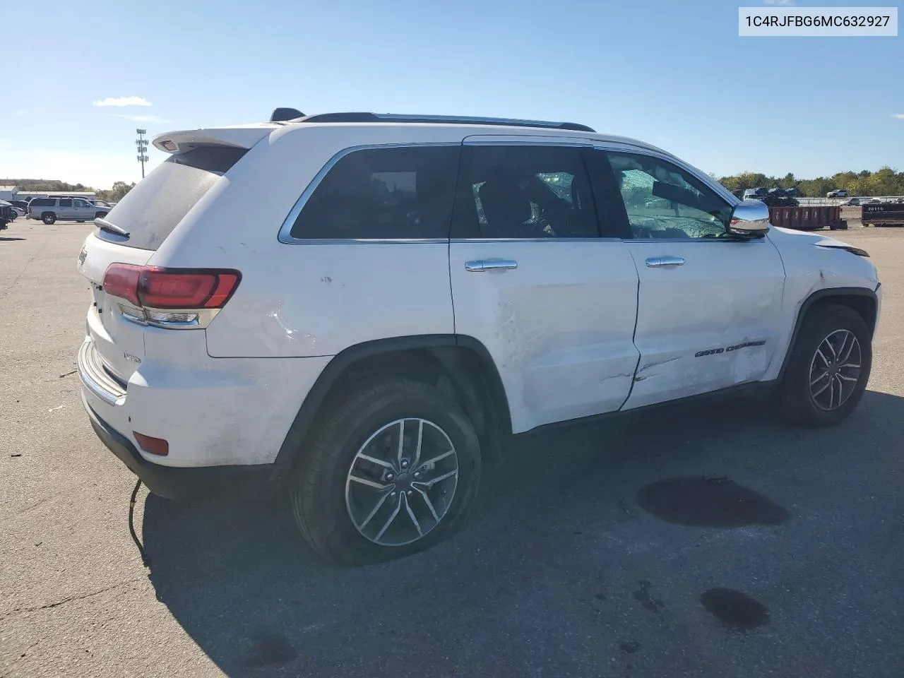 2021 Jeep Grand Cherokee Limited VIN: 1C4RJFBG6MC632927 Lot: 75495174