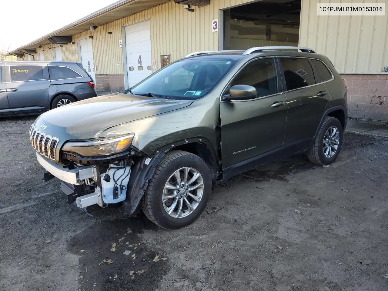 2021 Jeep Cherokee Latitude Plus VIN: 1C4PJMLB1MD153016 Lot: 76372084