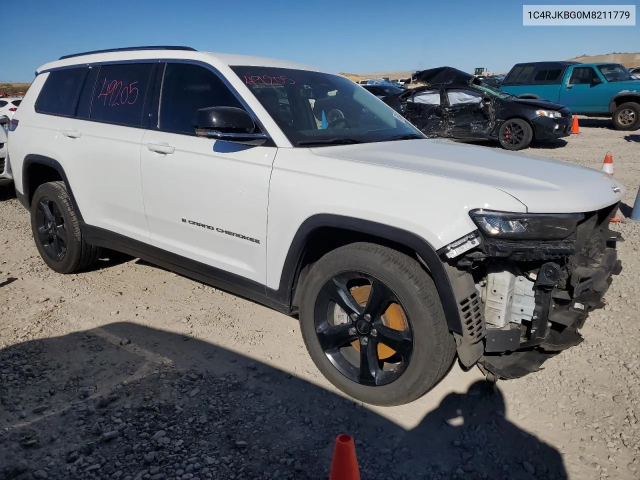 2021 Jeep Grand Cherokee L Limited VIN: 1C4RJKBG0M8211779 Lot: 76524484