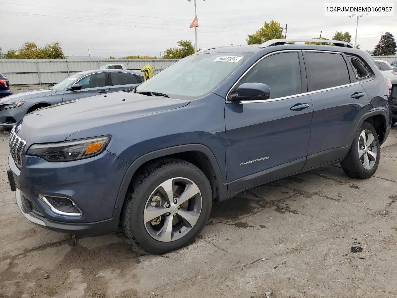 2021 Jeep Cherokee Limited VIN: 1C4PJMDN8MD160957 Lot: 76568264