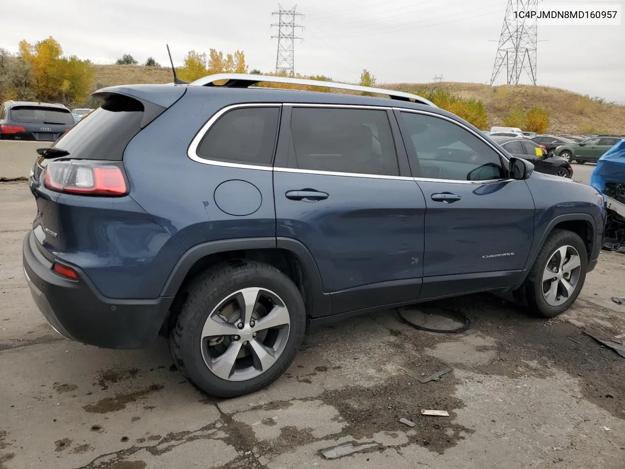 2021 Jeep Cherokee Limited VIN: 1C4PJMDN8MD160957 Lot: 76568264