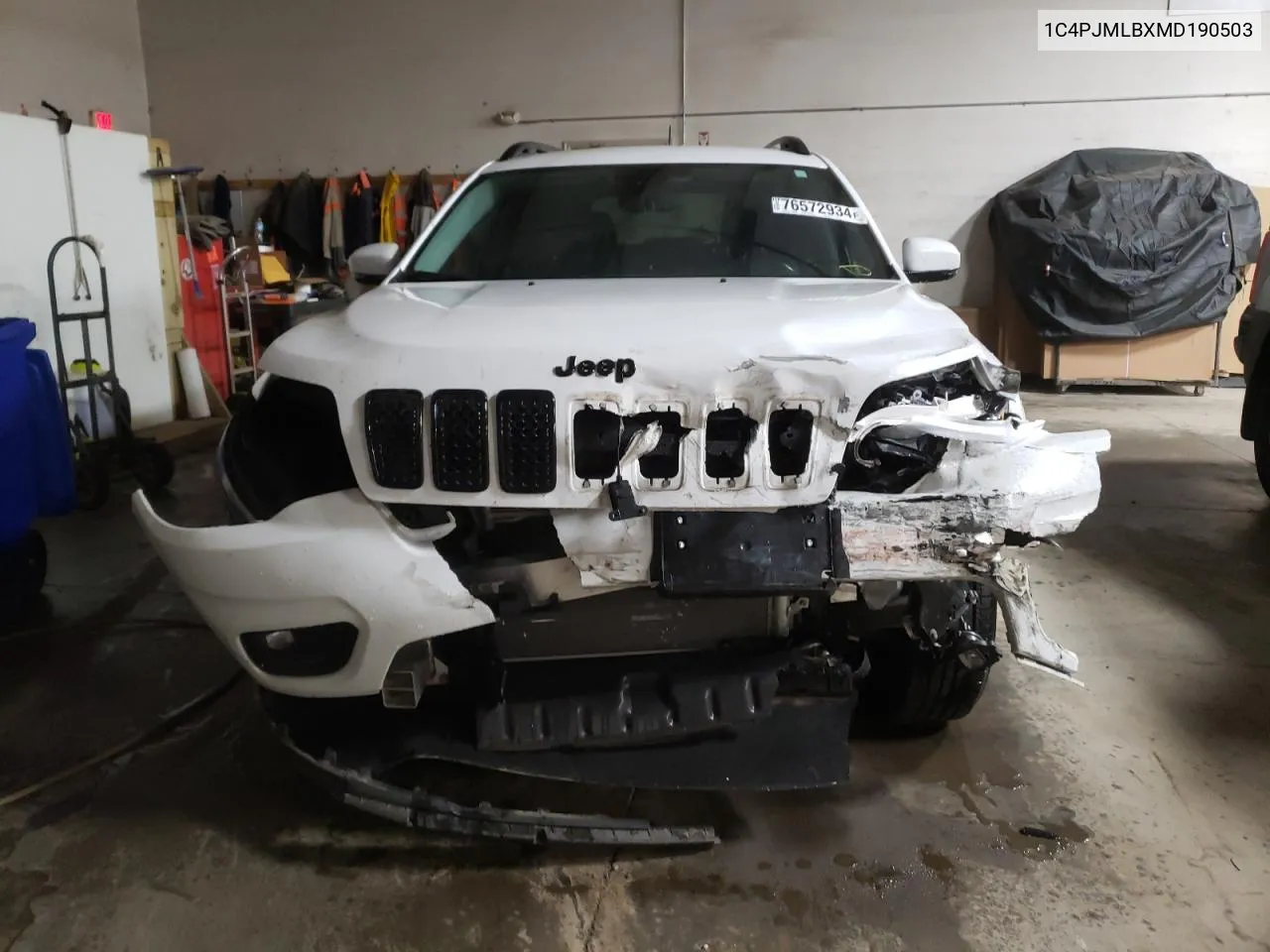 2021 Jeep Cherokee Latitude Plus VIN: 1C4PJMLBXMD190503 Lot: 76572934