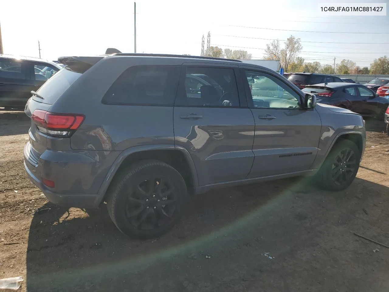 2021 Jeep Grand Cherokee Laredo VIN: 1C4RJFAG1MC881427 Lot: 76774224