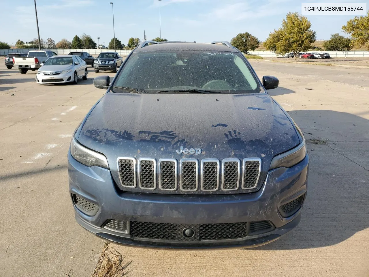 2021 Jeep Cherokee Latitude VIN: 1C4PJLCB8MD155744 Lot: 76896894