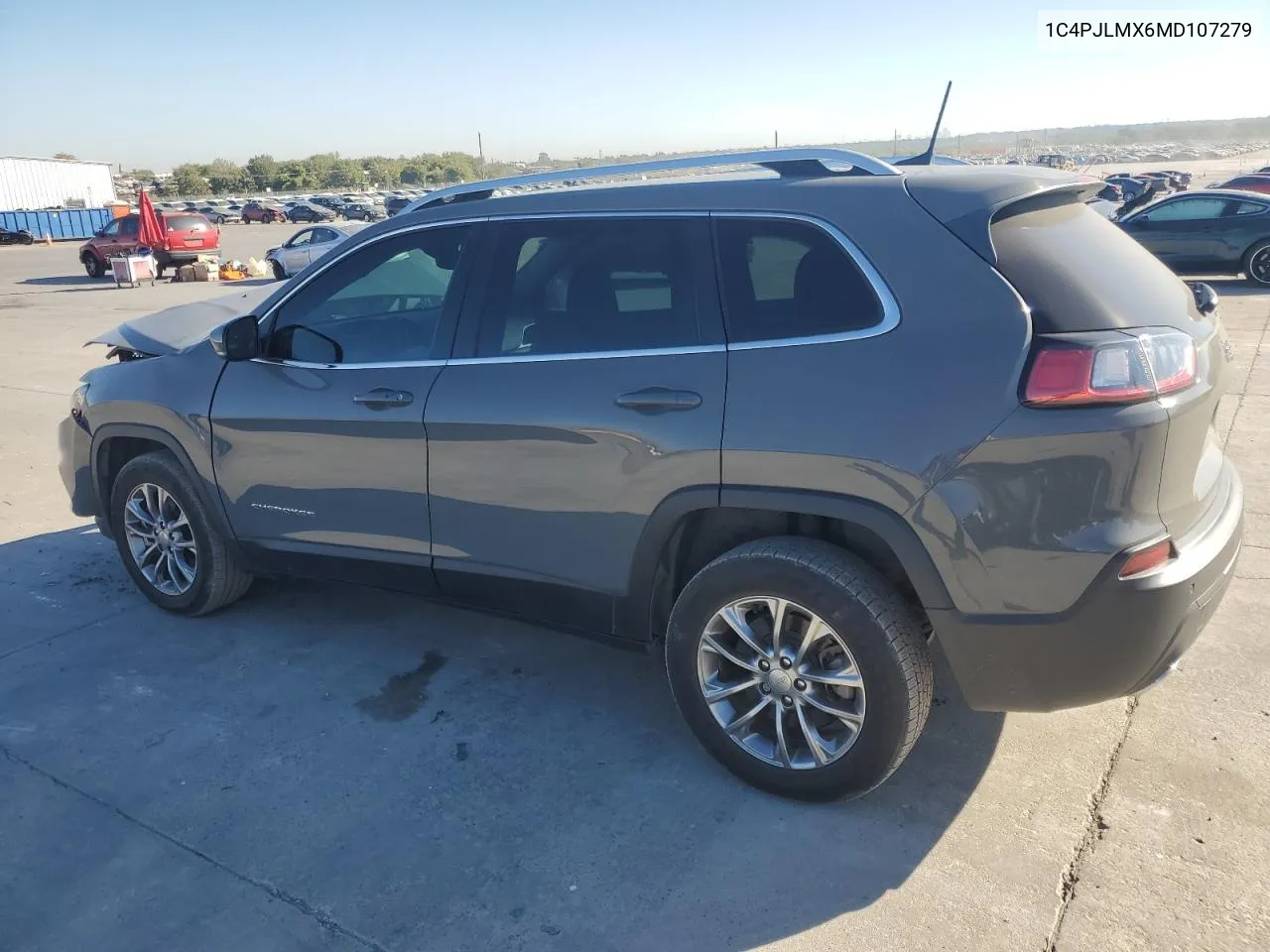 2021 Jeep Cherokee Latitude Lux VIN: 1C4PJLMX6MD107279 Lot: 77144704