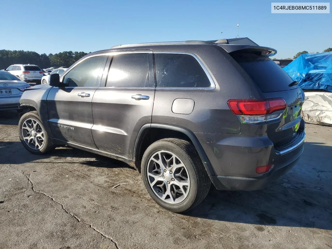 2021 Jeep Grand Cherokee Limited VIN: 1C4RJEBG8MC511889 Lot: 77362064