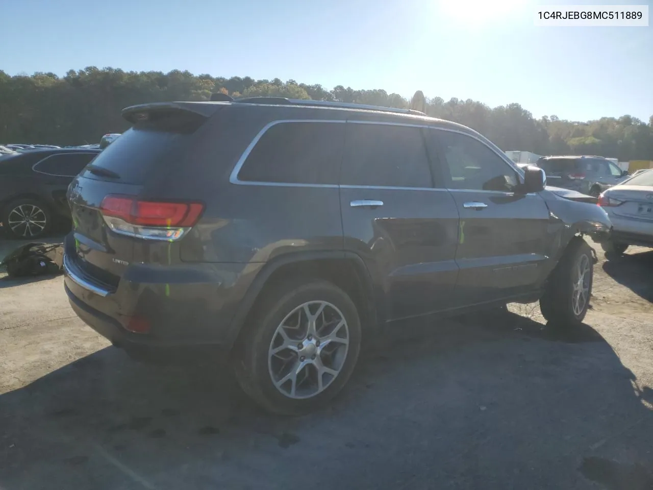 2021 Jeep Grand Cherokee Limited VIN: 1C4RJEBG8MC511889 Lot: 77362064