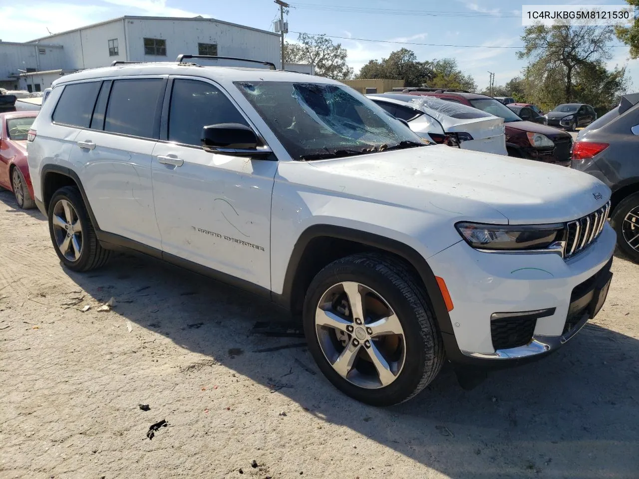 2021 Jeep Grand Cherokee L Limited VIN: 1C4RJKBG5M8121530 Lot: 77433864