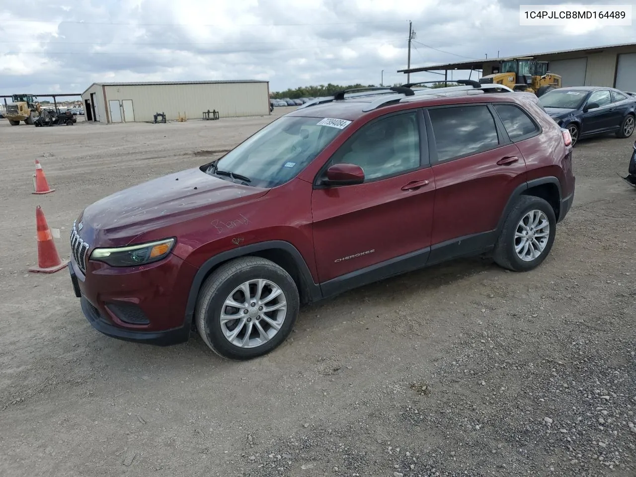 2021 Jeep Cherokee Latitude VIN: 1C4PJLCB8MD164489 Lot: 77994084