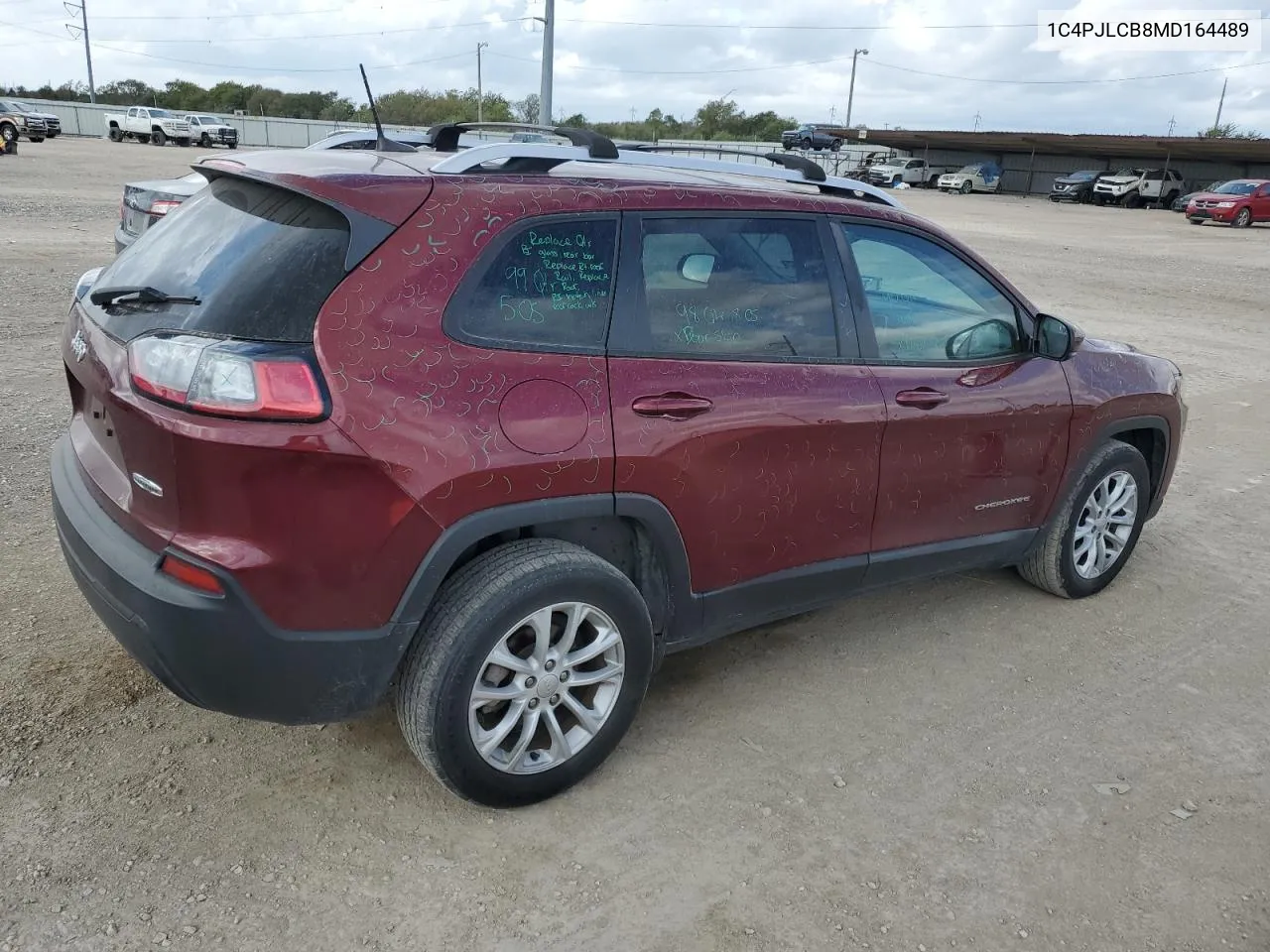 2021 Jeep Cherokee Latitude VIN: 1C4PJLCB8MD164489 Lot: 77994084