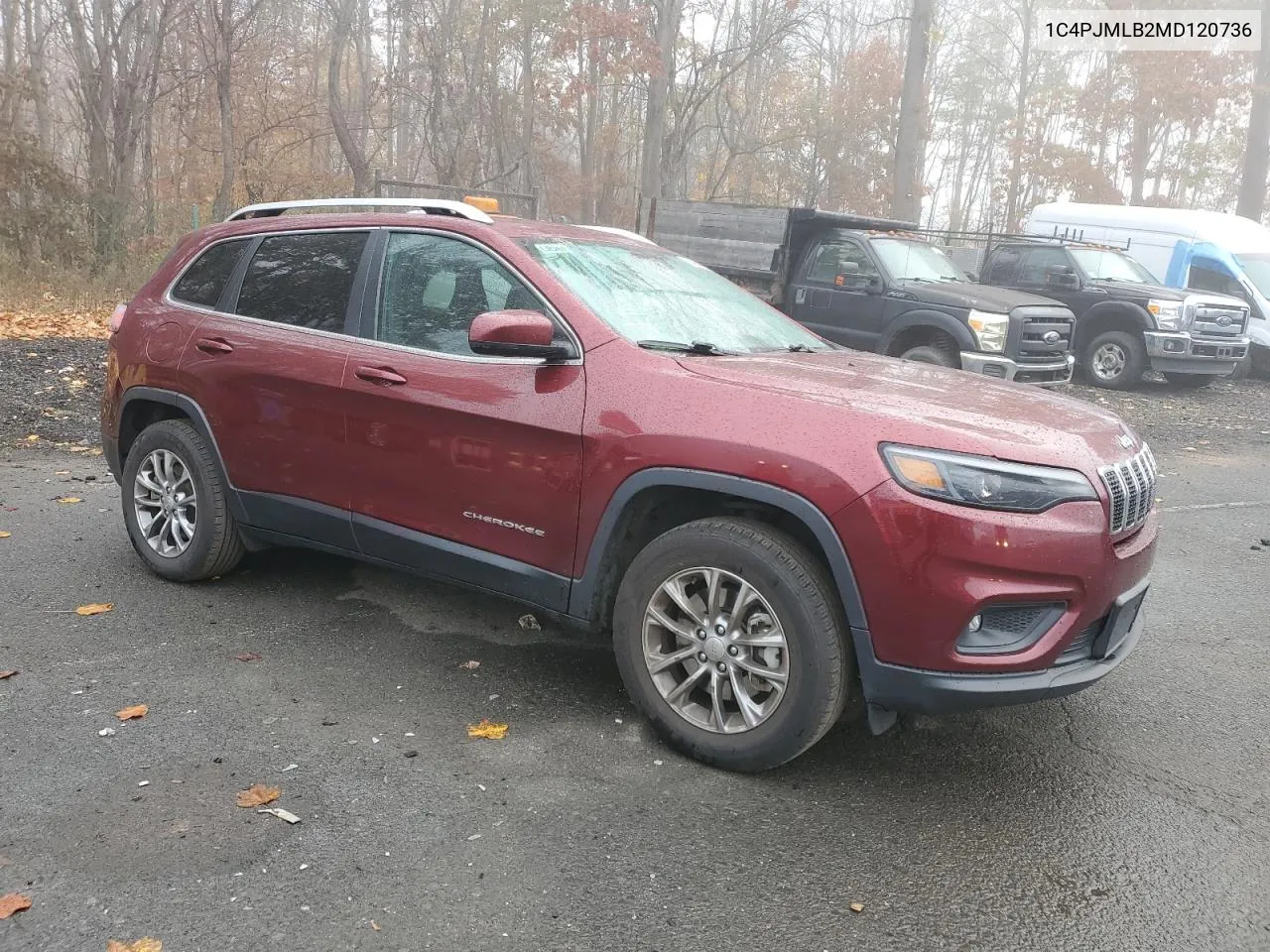 2021 Jeep Cherokee Latitude Plus VIN: 1C4PJMLB2MD120736 Lot: 78581794