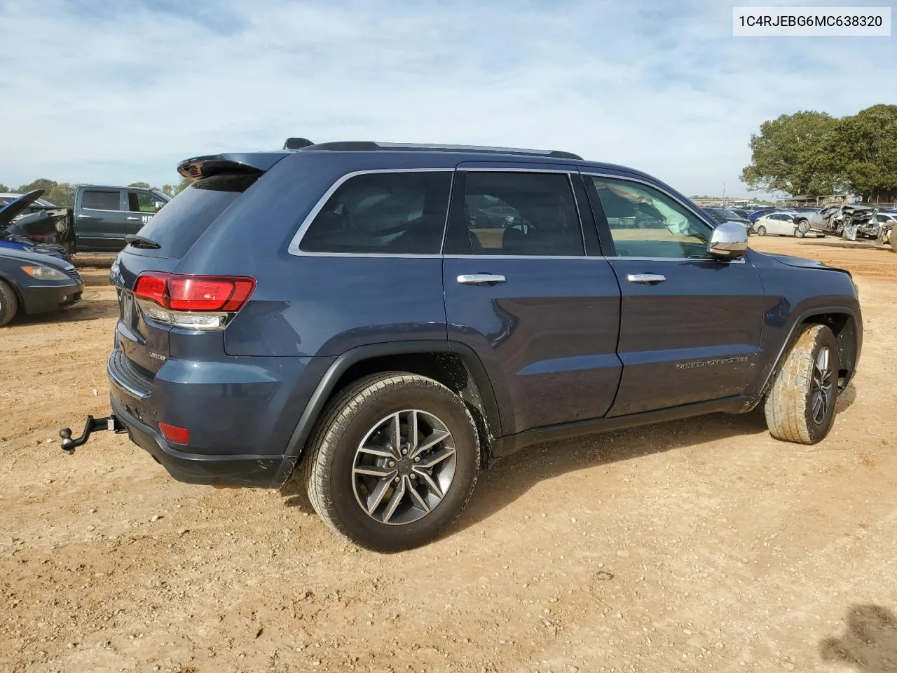 2021 Jeep Grand Cherokee Limited VIN: 1C4RJEBG6MC638320 Lot: 79187834