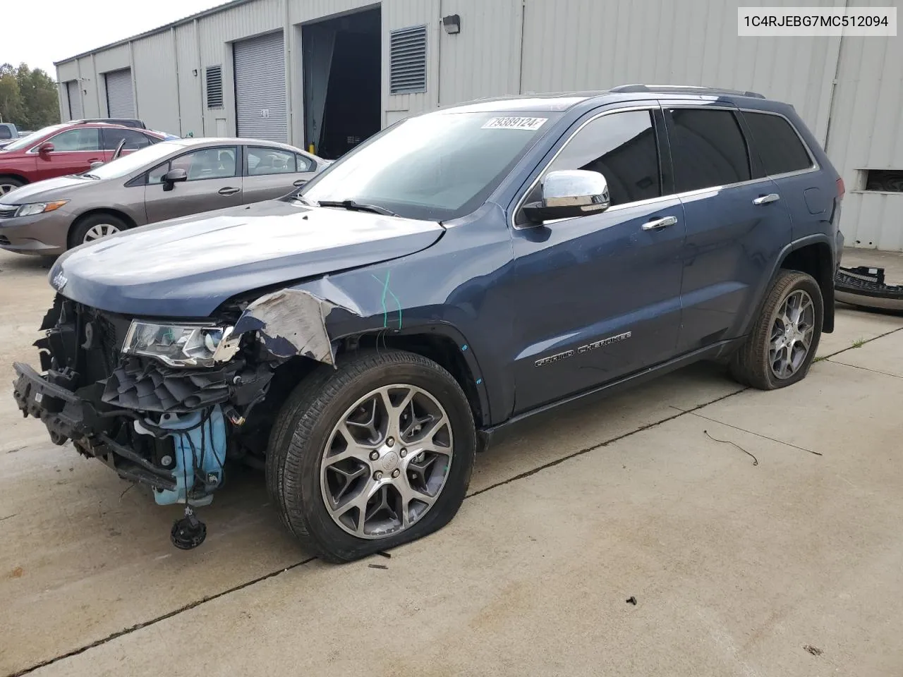 2021 Jeep Grand Cherokee Limited VIN: 1C4RJEBG7MC512094 Lot: 79389124