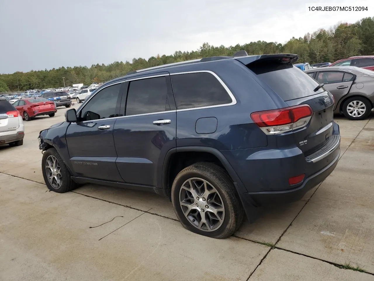 2021 Jeep Grand Cherokee Limited VIN: 1C4RJEBG7MC512094 Lot: 79389124