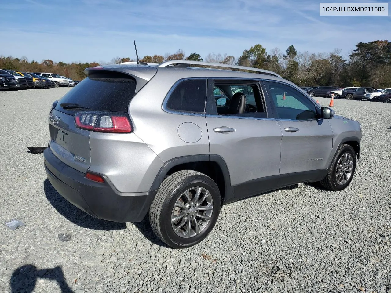 2021 Jeep Cherokee Latitude Plus VIN: 1C4PJLLBXMD211506 Lot: 79956854