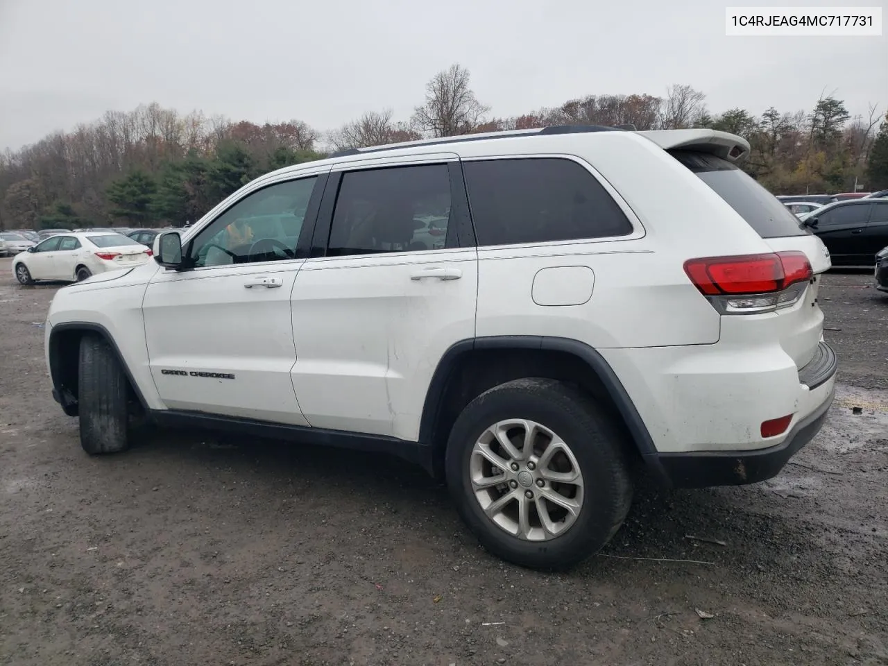 2021 Jeep Grand Cherokee Laredo VIN: 1C4RJEAG4MC717731 Lot: 80491234