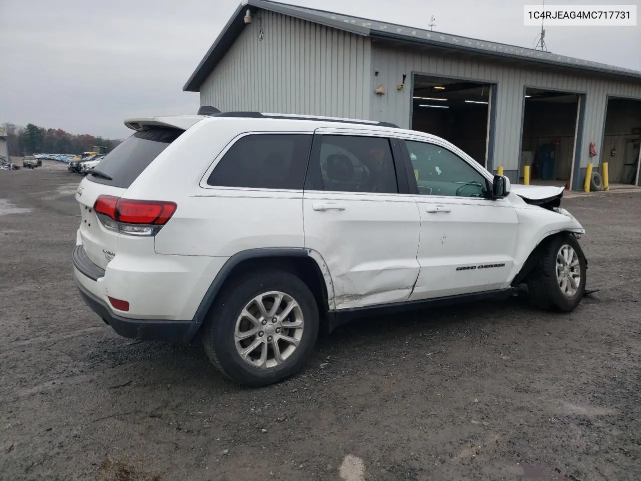 2021 Jeep Grand Cherokee Laredo VIN: 1C4RJEAG4MC717731 Lot: 80491234