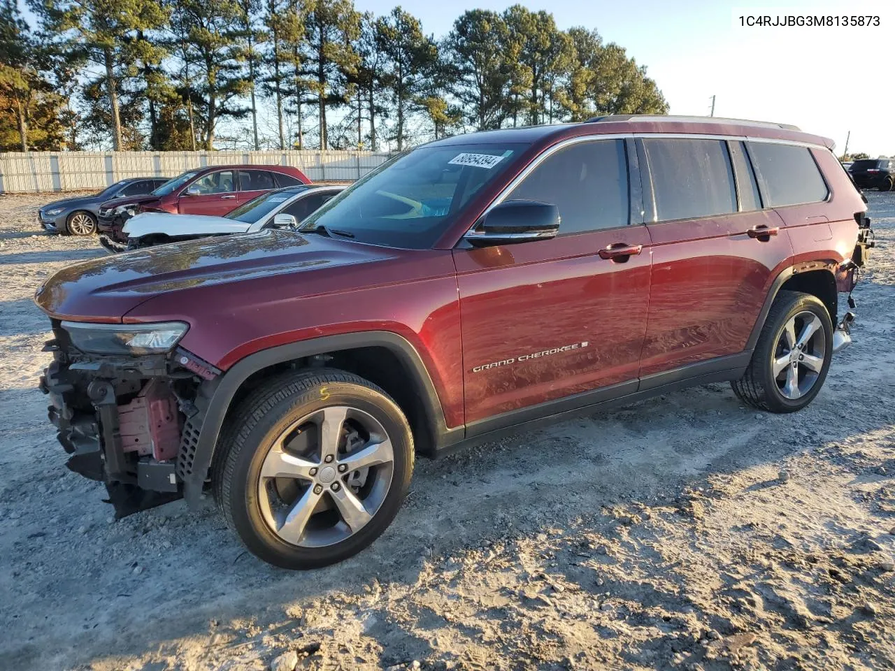 2021 Jeep Grand Cherokee L Limited VIN: 1C4RJJBG3M8135873 Lot: 80954394