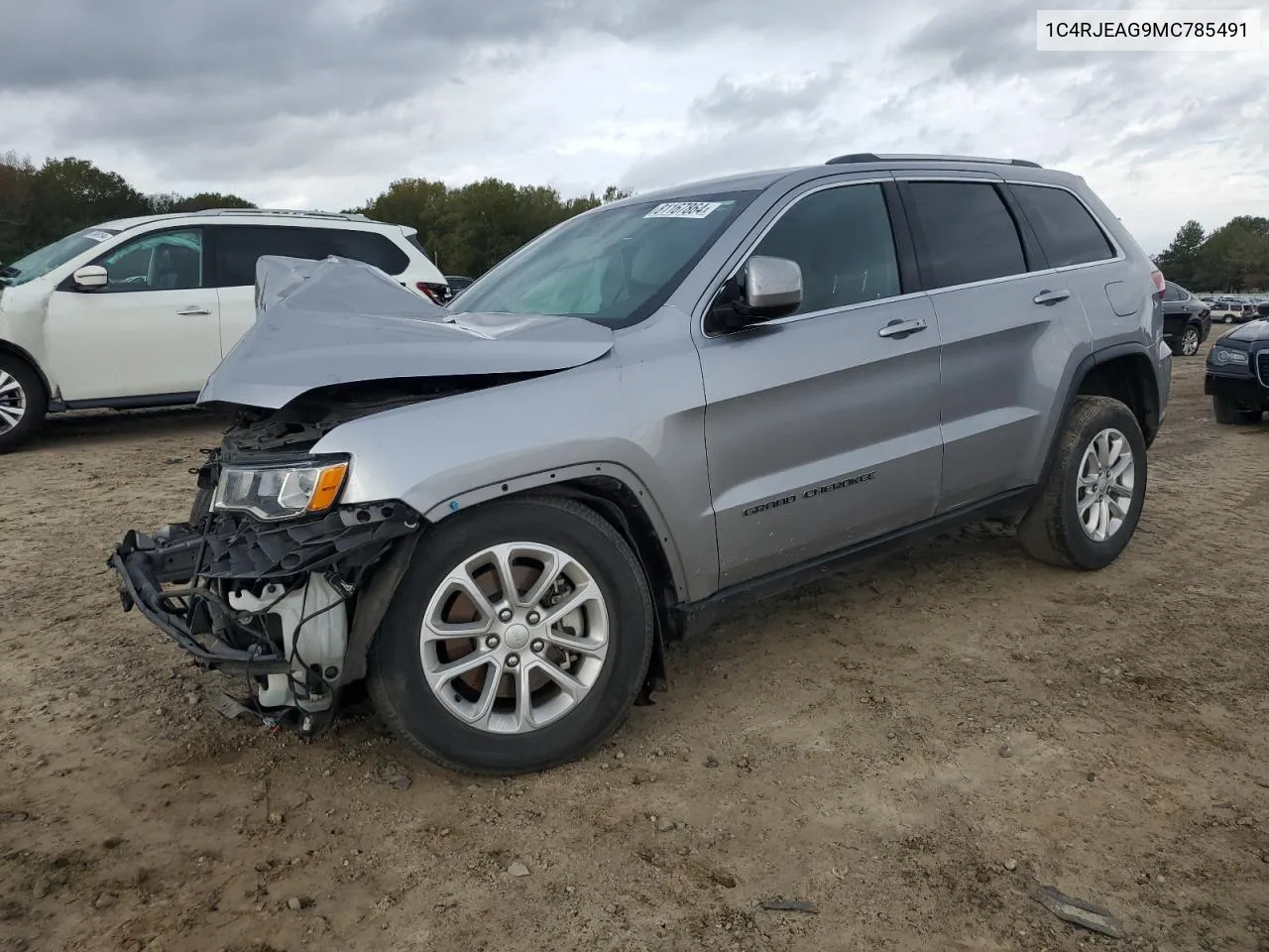 2021 Jeep Grand Cherokee Laredo VIN: 1C4RJEAG9MC785491 Lot: 81167864