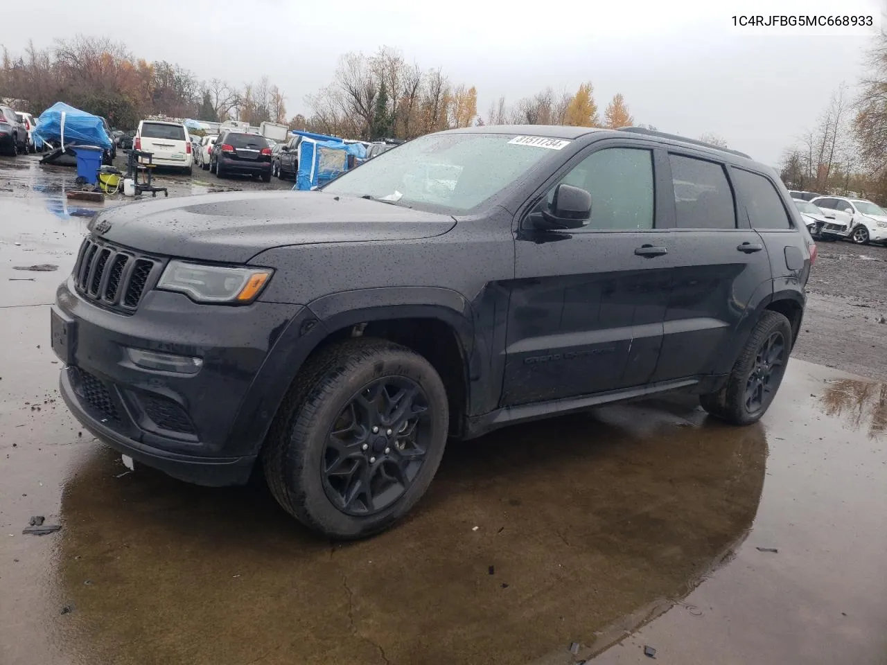 2021 Jeep Grand Cherokee Limited VIN: 1C4RJFBG5MC668933 Lot: 81511734