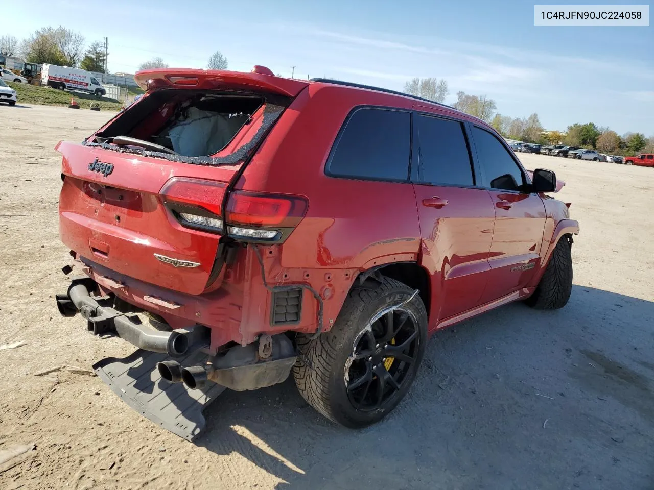 2022 Jeep Grand Cherokee Trackhawk VIN: 1C4RJFN90JC224058 Lot: 48927554