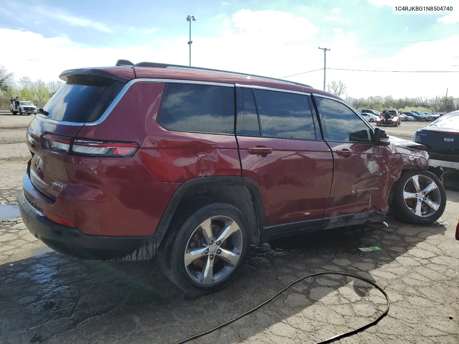 2022 Jeep Grand Cherokee L Limited VIN: 1C4RJKBG1N8504740 Lot: 51291334