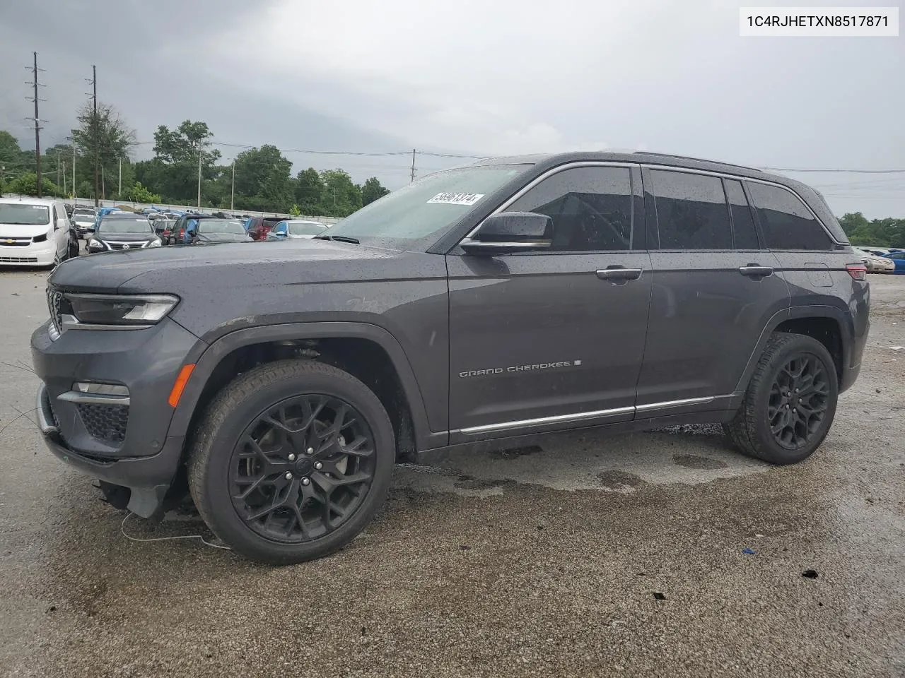 2022 Jeep Grand Cherokee Summit VIN: 1C4RJHETXN8517871 Lot: 56961374