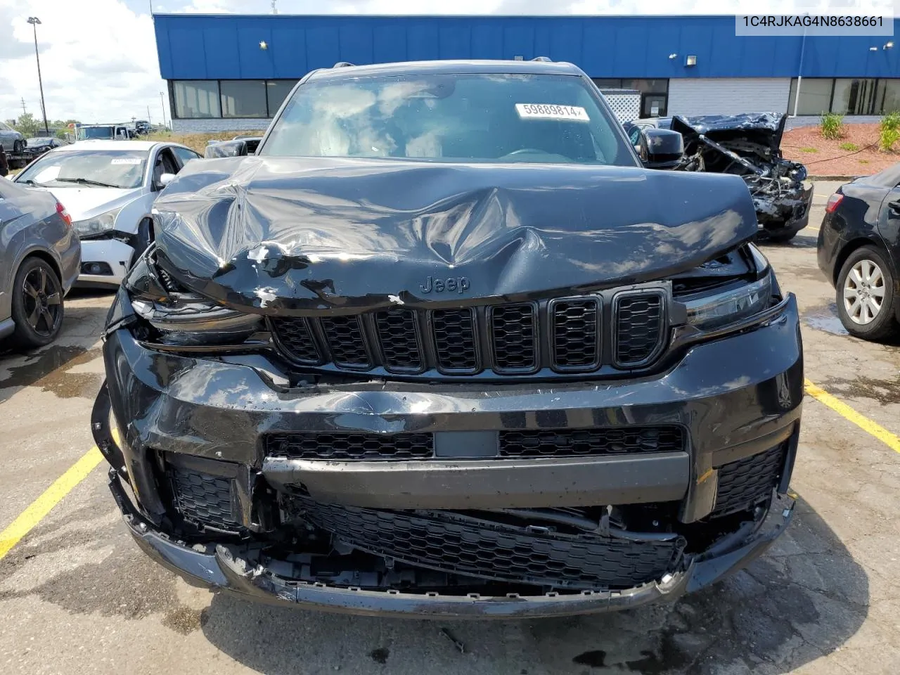 2022 Jeep Grand Cherokee L Laredo VIN: 1C4RJKAG4N8638661 Lot: 59889814