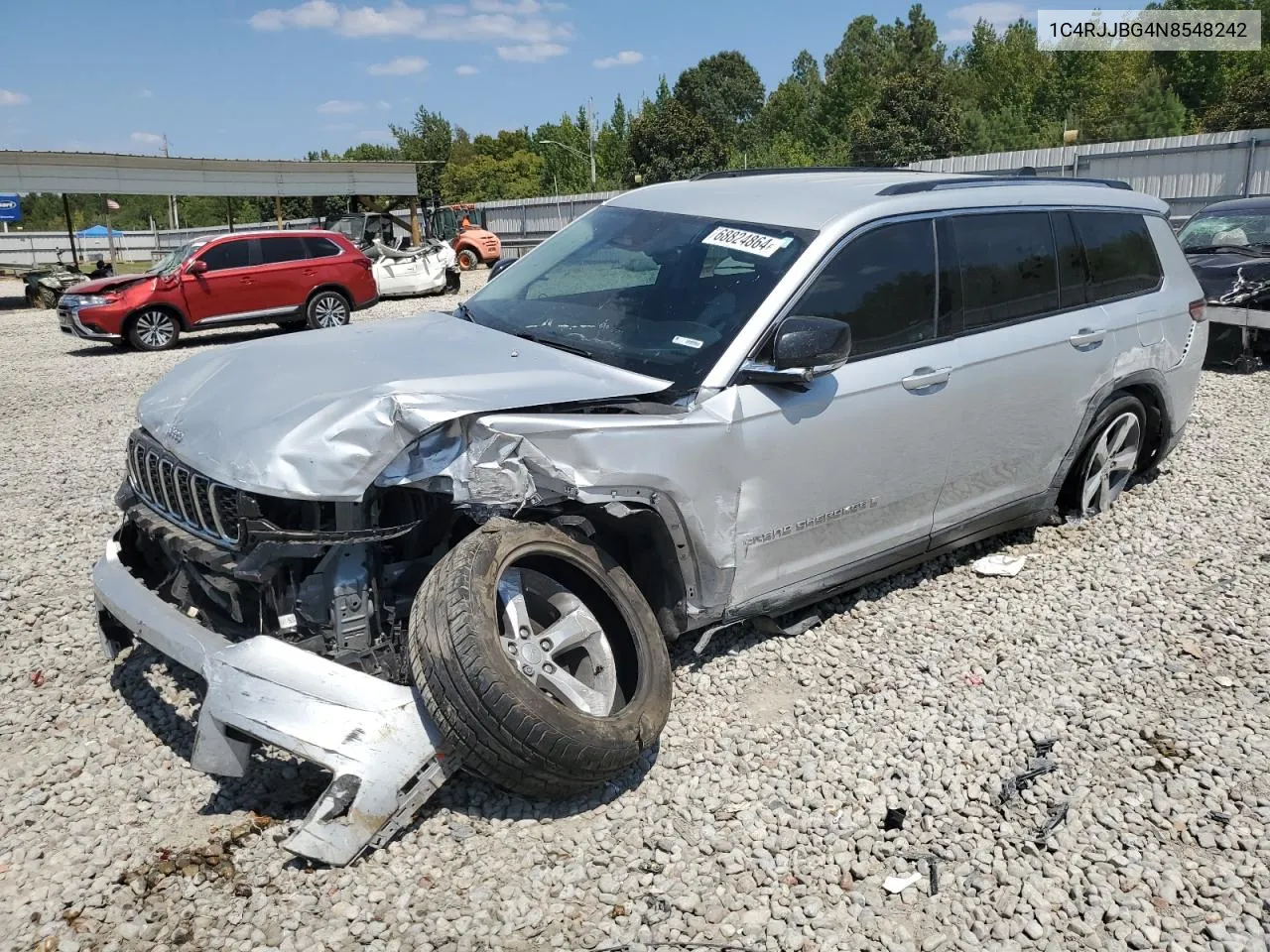 2022 Jeep Grand Cherokee L Limited VIN: 1C4RJJBG4N8548242 Lot: 68824864