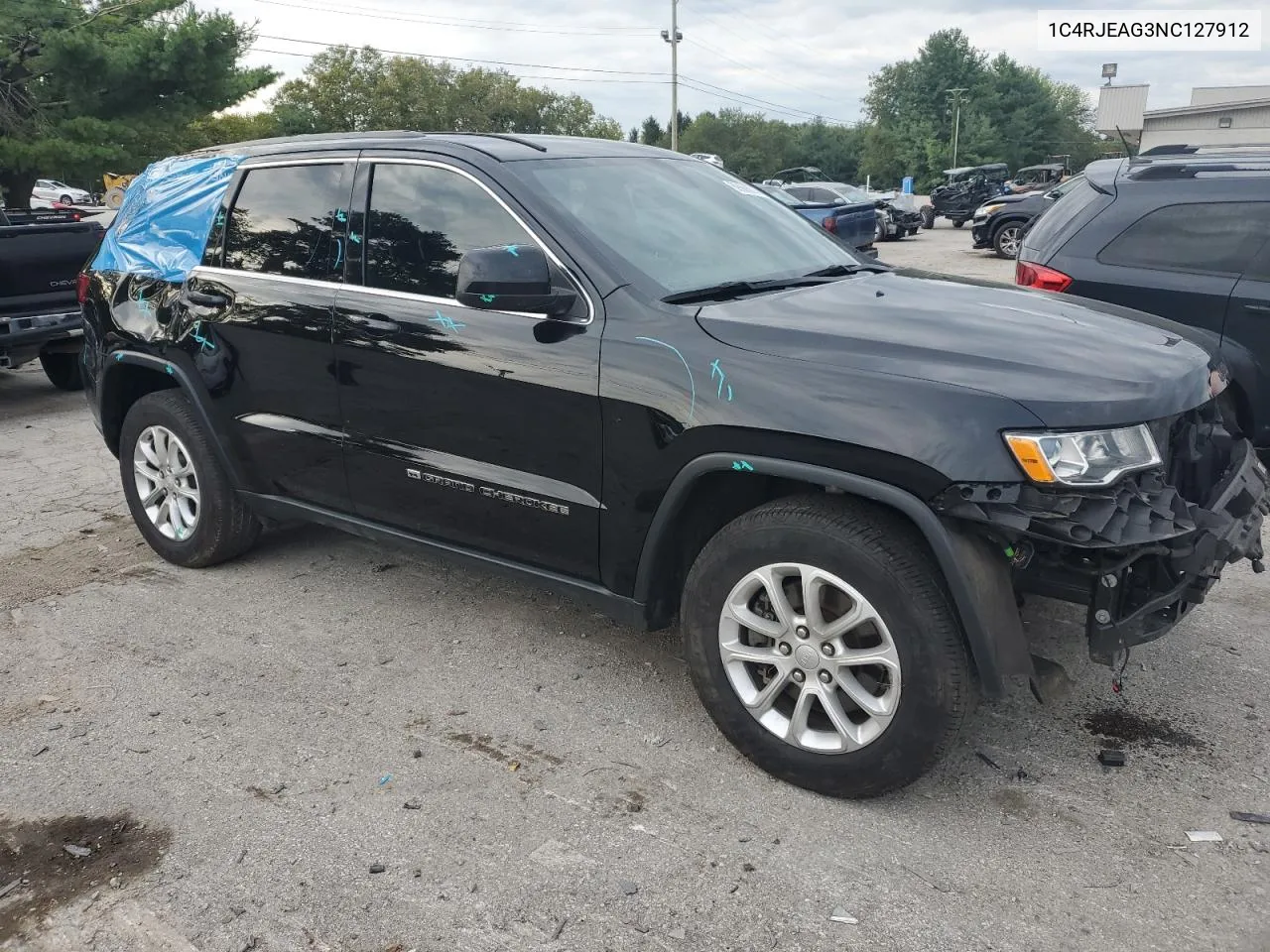 2022 Jeep Grand Cherokee Laredo E VIN: 1C4RJEAG3NC127912 Lot: 69666014