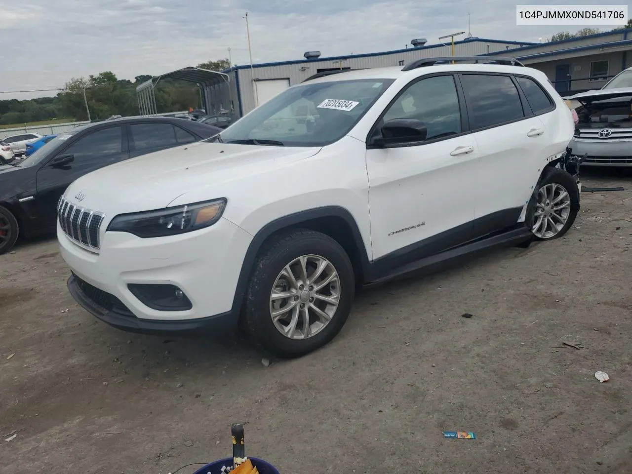 2022 Jeep Cherokee Latitude Lux VIN: 1C4PJMMX0ND541706 Lot: 70205034