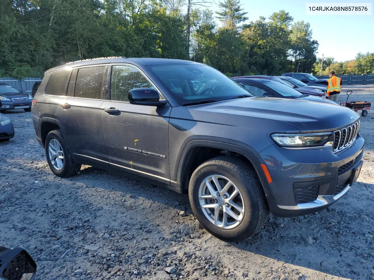 2022 Jeep Grand Cherokee L Laredo VIN: 1C4RJKAG8N8578576 Lot: 70279224