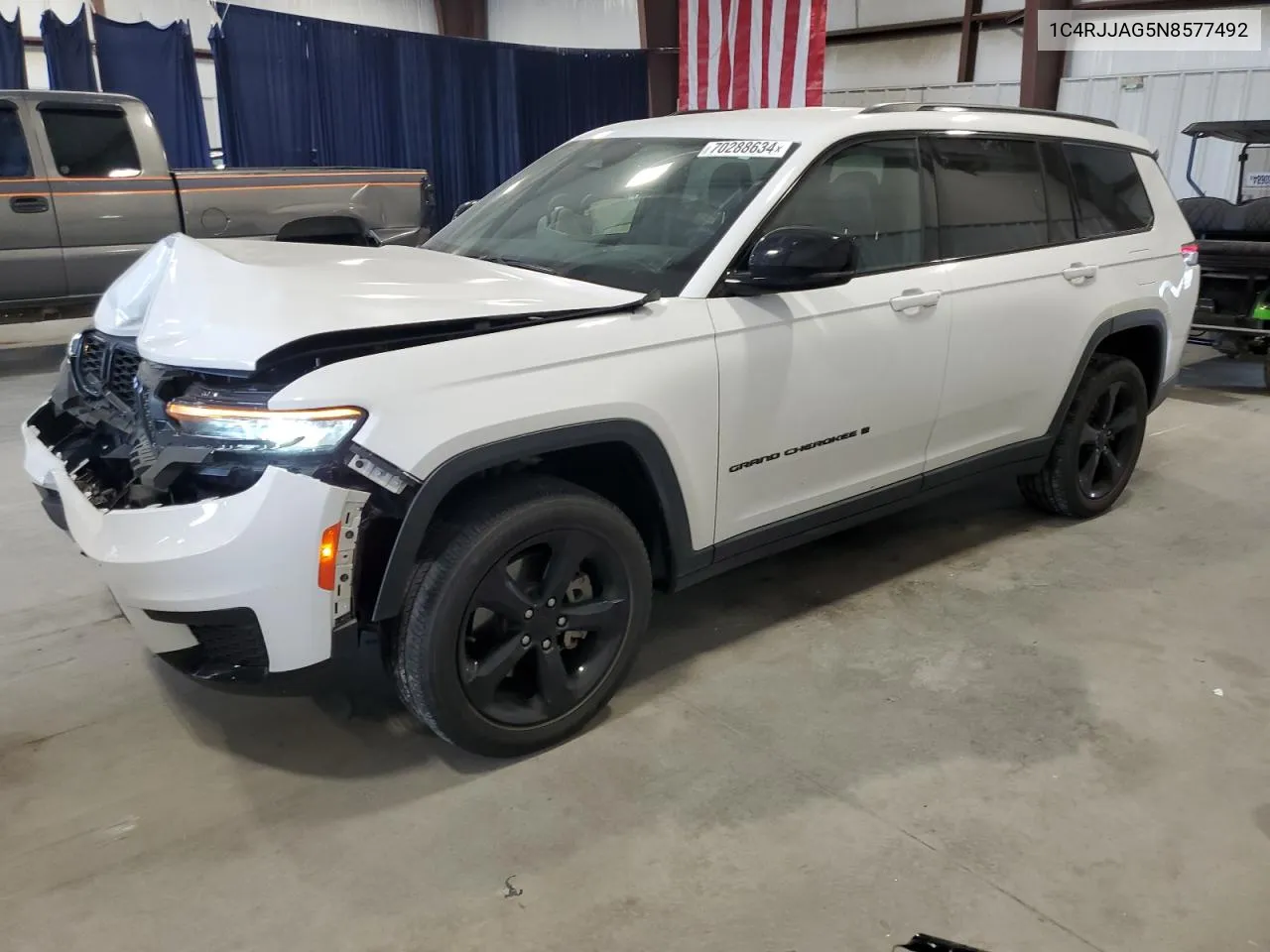 2022 Jeep Grand Cherokee L Laredo VIN: 1C4RJJAG5N8577492 Lot: 70288634