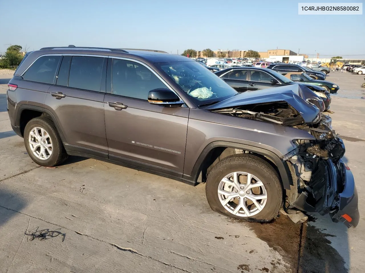 2022 Jeep Grand Cherokee Limited VIN: 1C4RJHBG2N8580082 Lot: 70408394