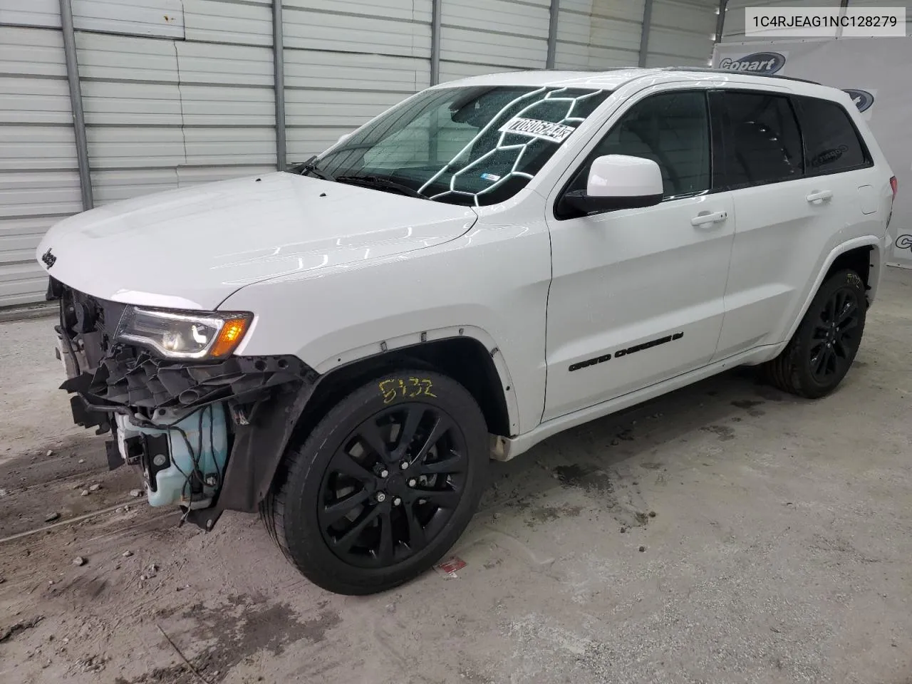 2022 Jeep Grand Cherokee Laredo E VIN: 1C4RJEAG1NC128279 Lot: 70806244