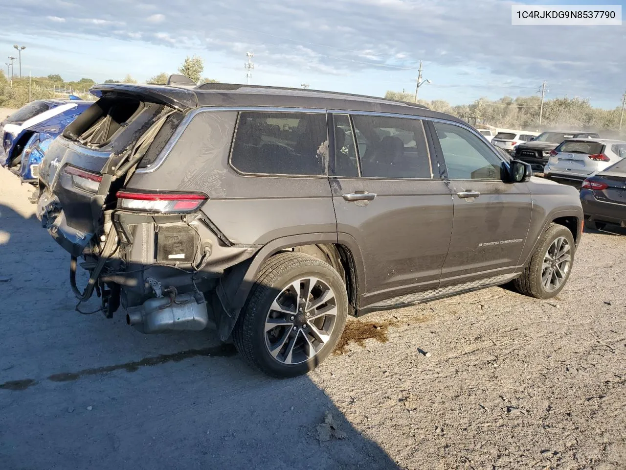 2022 Jeep Grand Cherokee L Overland VIN: 1C4RJKDG9N8537790 Lot: 71215004