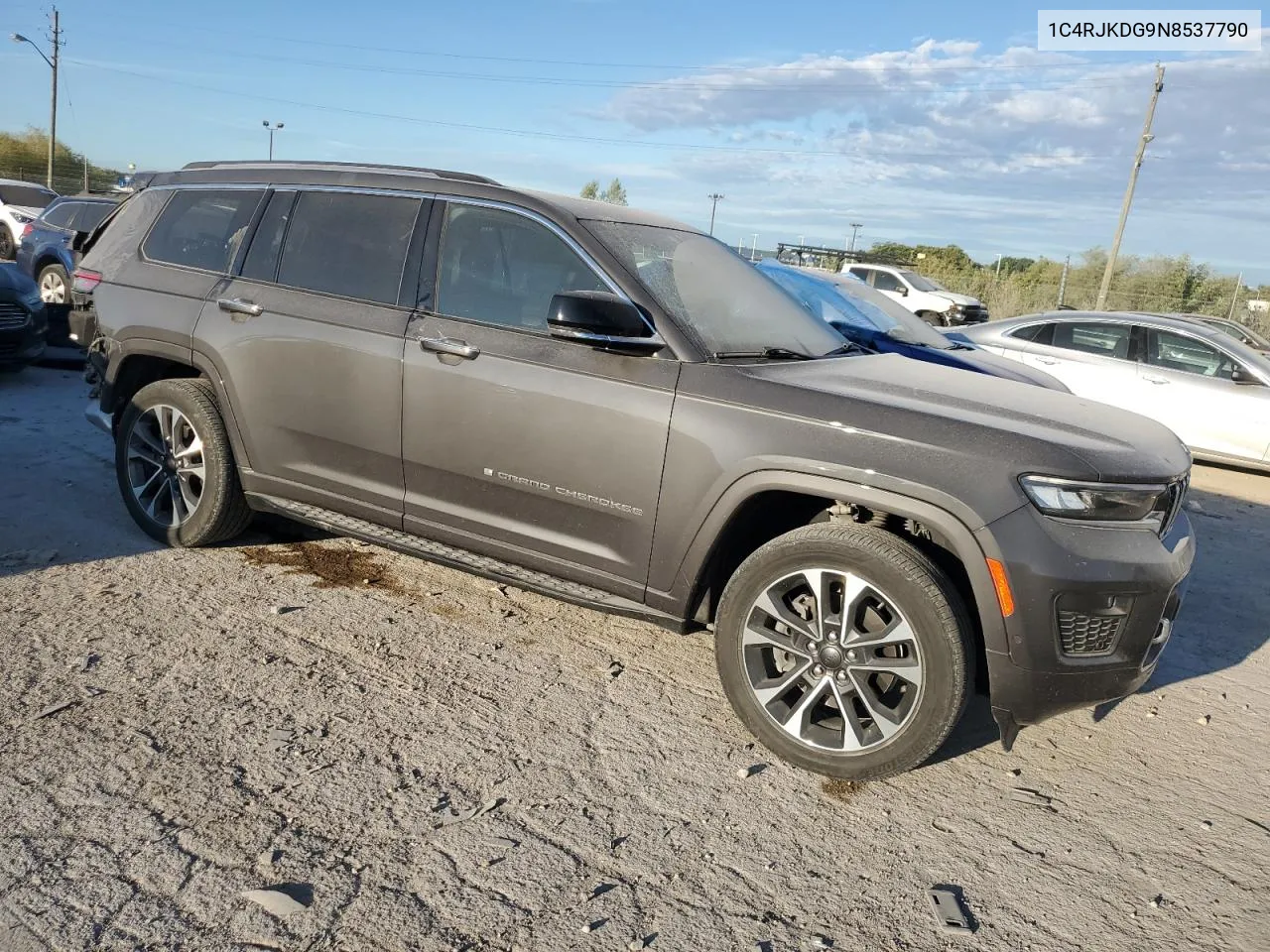 2022 Jeep Grand Cherokee L Overland VIN: 1C4RJKDG9N8537790 Lot: 71215004