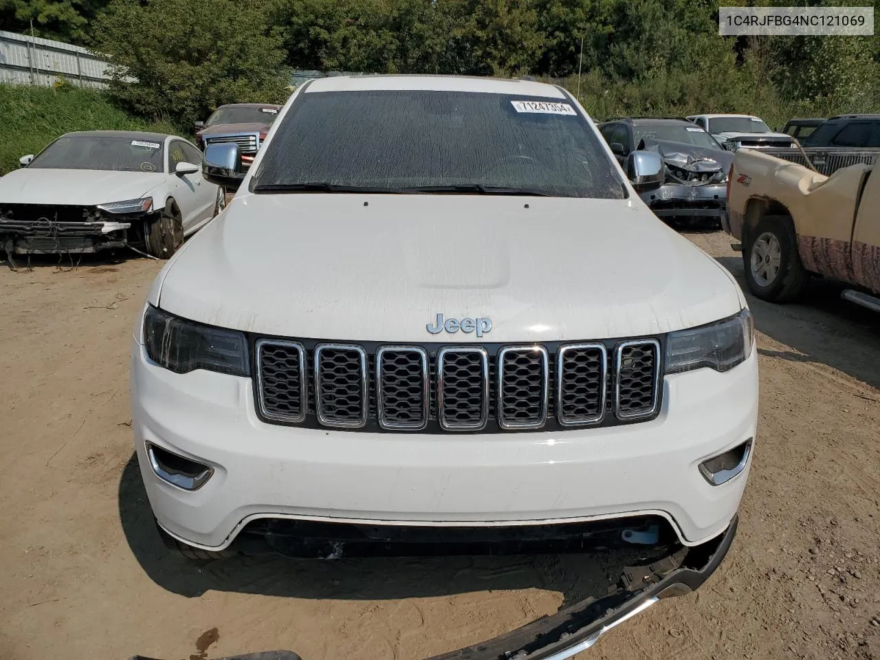 2022 Jeep Grand Cherokee Limited VIN: 1C4RJFBG4NC121069 Lot: 71247354