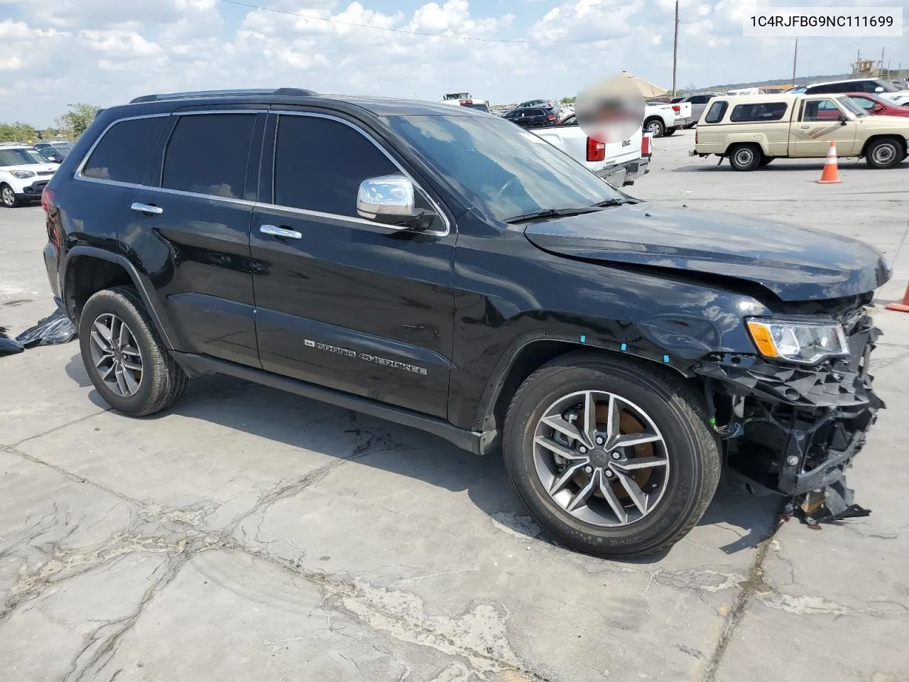 1C4RJFBG9NC111699 2022 Jeep Grand Cherokee Limited