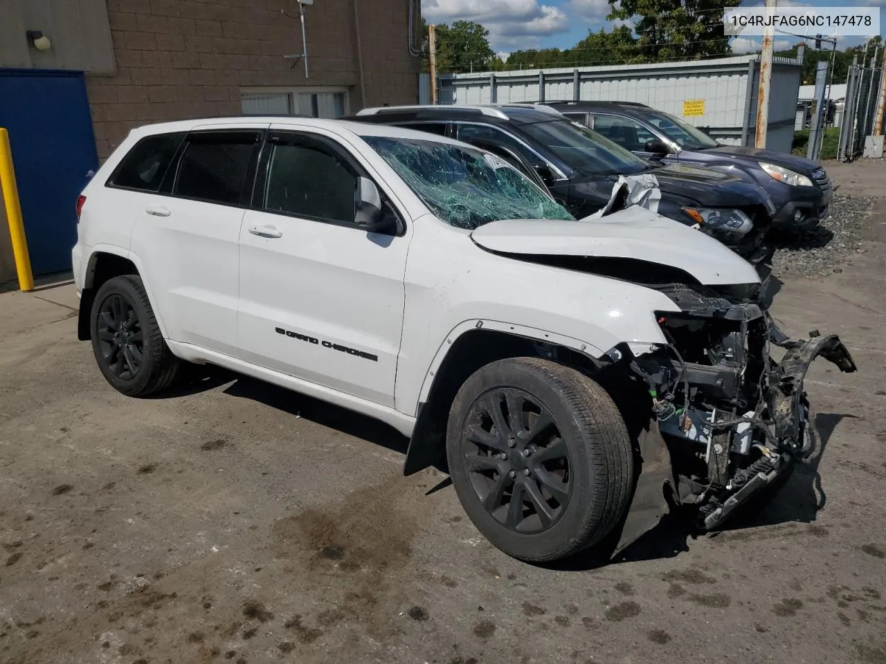 2022 Jeep Grand Cherokee Laredo E VIN: 1C4RJFAG6NC147478 Lot: 72408554