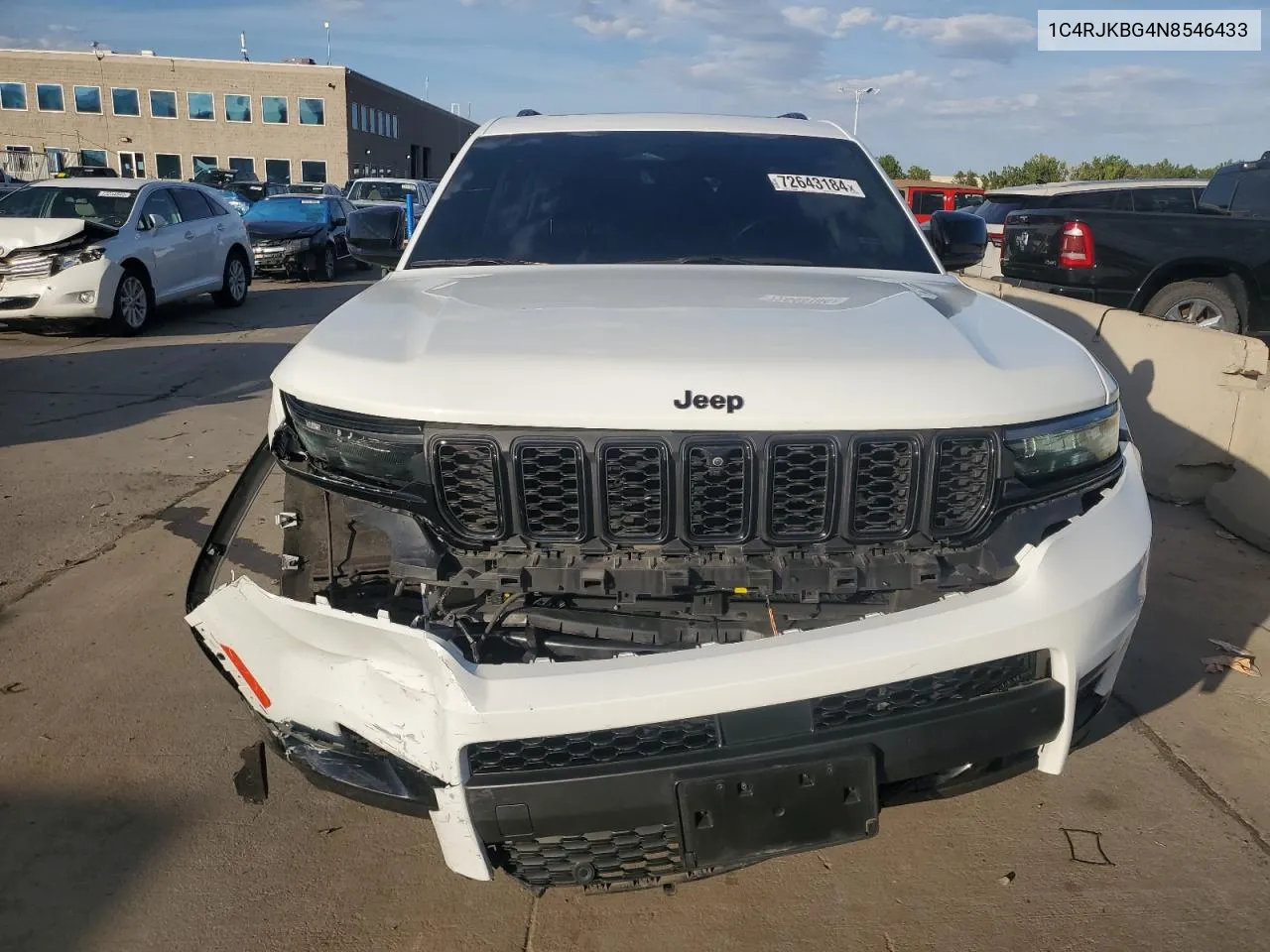 1C4RJKBG4N8546433 2022 Jeep Grand Cherokee L Limited