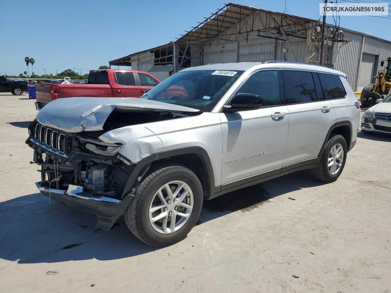 2022 Jeep Grand Cherokee L Laredo VIN: 1C4RJKAG6N8561985 Lot: 73654974