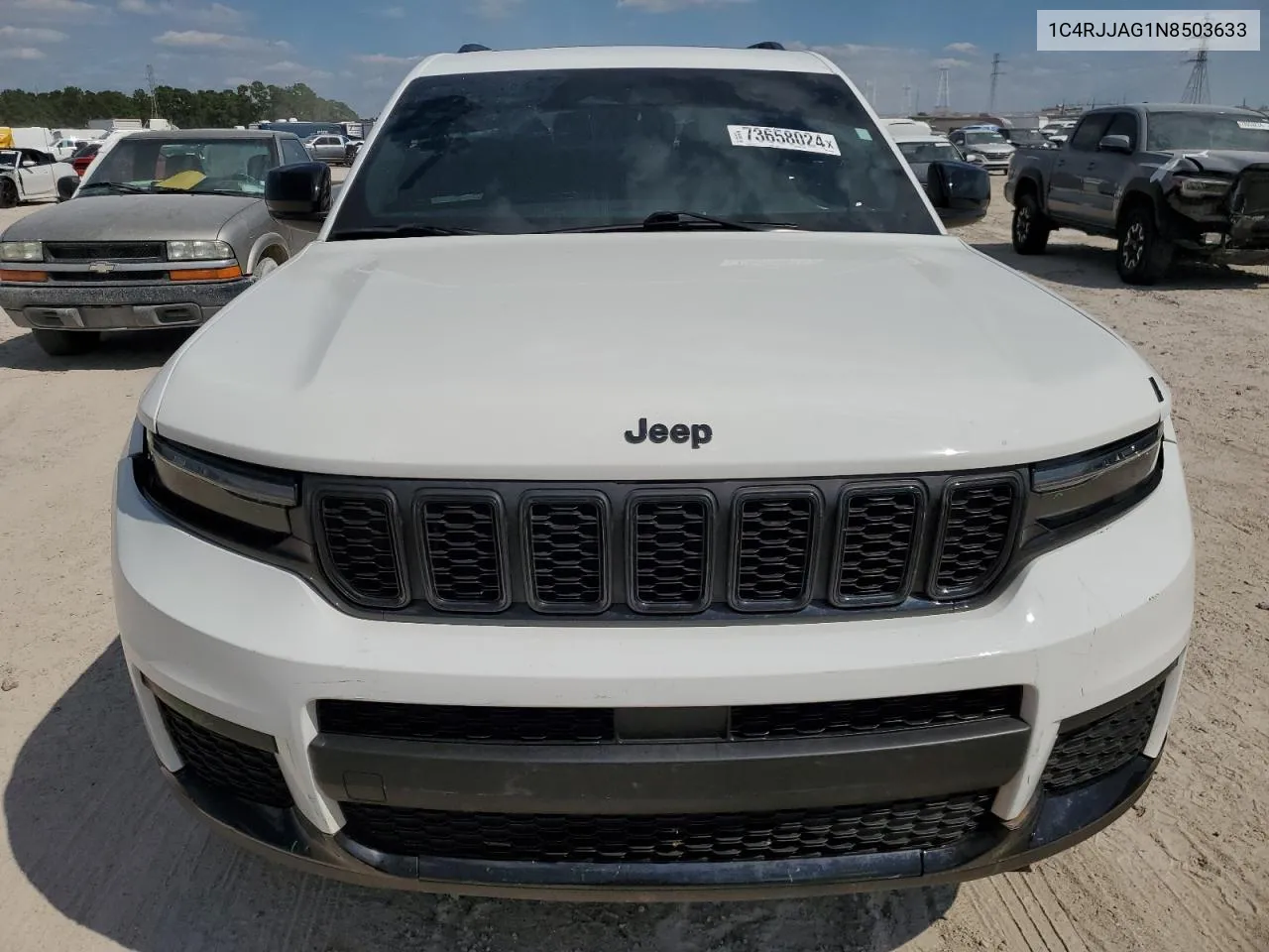 2022 Jeep Grand Cherokee L Laredo VIN: 1C4RJJAG1N8503633 Lot: 73658024