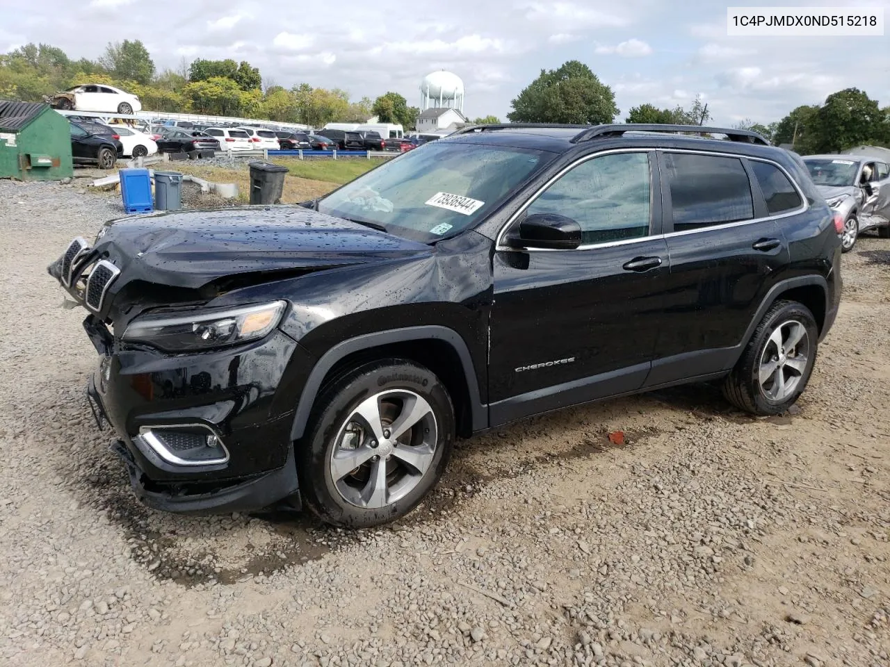 2022 Jeep Cherokee Limited VIN: 1C4PJMDX0ND515218 Lot: 73936944