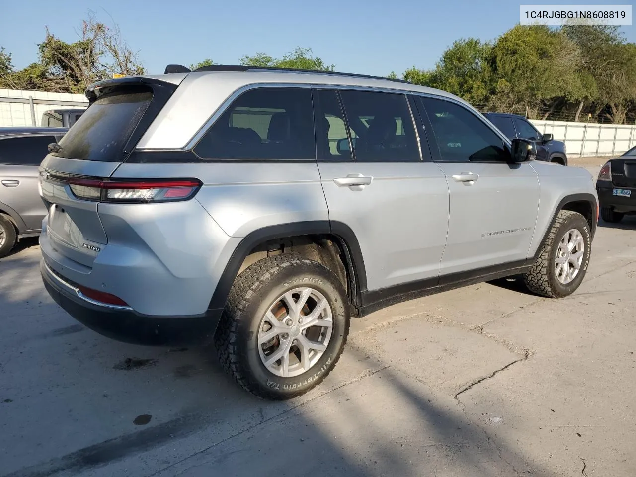 2022 Jeep Grand Cherokee Limited VIN: 1C4RJGBG1N8608819 Lot: 75415044